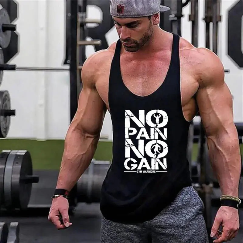 New Arrivals Bodybuilding Cotton Gym Sleeveless Tank Top for Men Vivareflex Online