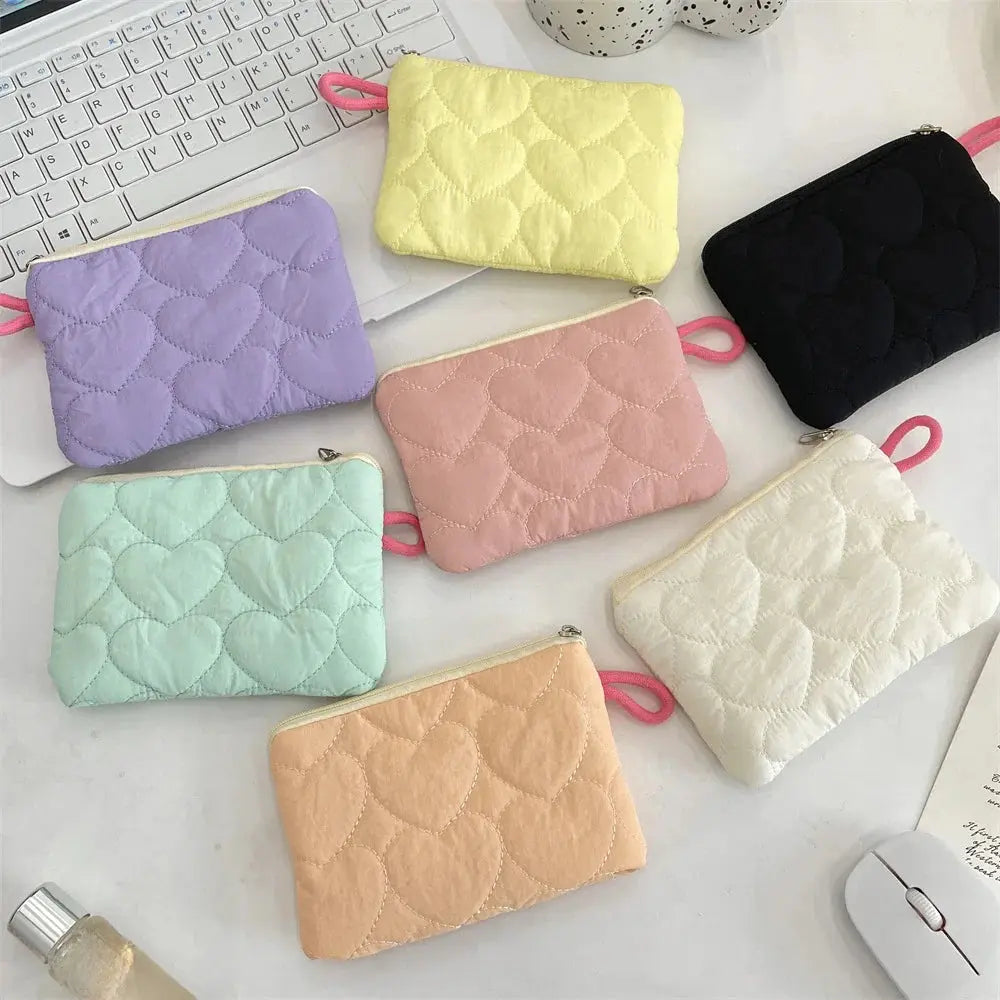 New Cute Candy Color Coin Purses Small Canvas Coin Wallet Lady Girls Earphone Coin Key Money Storage Bag Zipper Pouch Ultimate Bag Store