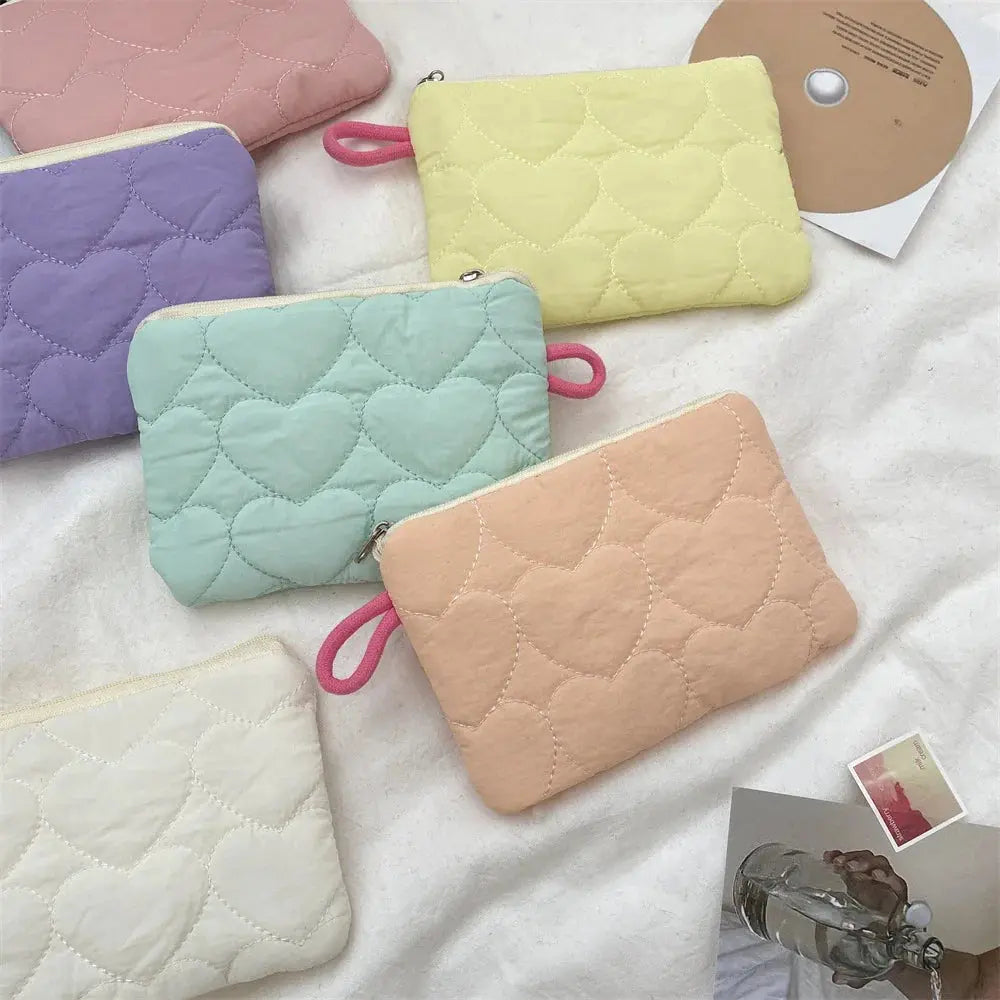 New Cute Candy Color Coin Purses Small Canvas Coin Wallet Lady Girls Earphone Coin Key Money Storage Bag Zipper Pouch Ultimate Bag Store