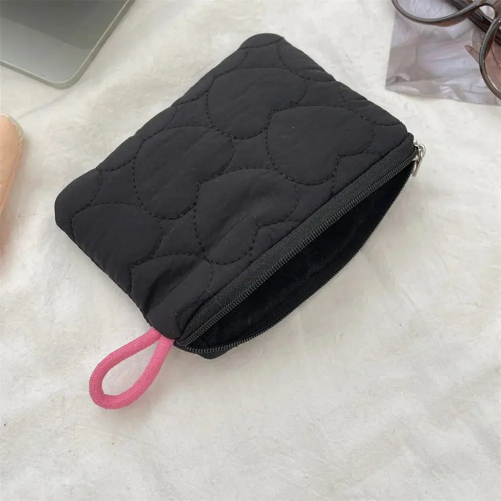 New Cute Candy Color Coin Purses Small Canvas Coin Wallet Lady Girls Earphone Coin Key Money Storage Bag Zipper Pouch Ultimate Bag Store