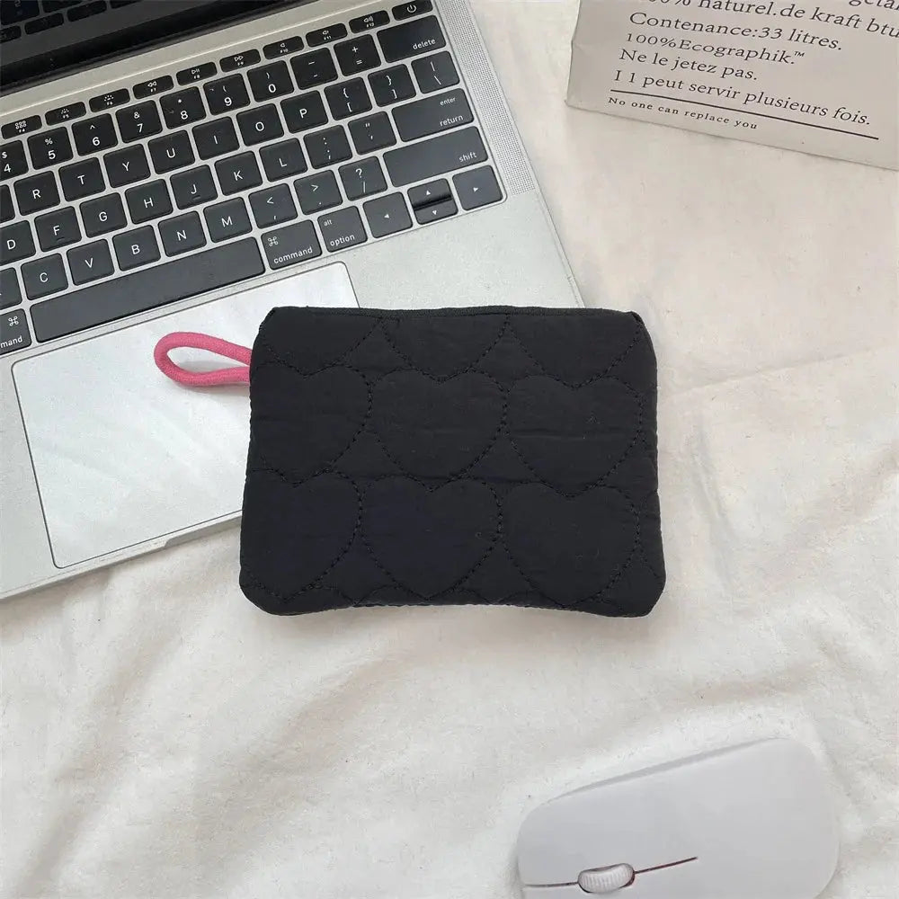 New Cute Candy Color Coin Purses Small Canvas Coin Wallet Lady Girls Earphone Coin Key Money Storage Bag Zipper Pouch Ultimate Bag Store