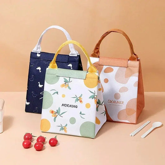 New Insulated Lunch Box Thermal Bag Large Capacity Food Zipper Storage Bags Container for Women Cooler Travel Picnic Handbags Ultimate Bag Store