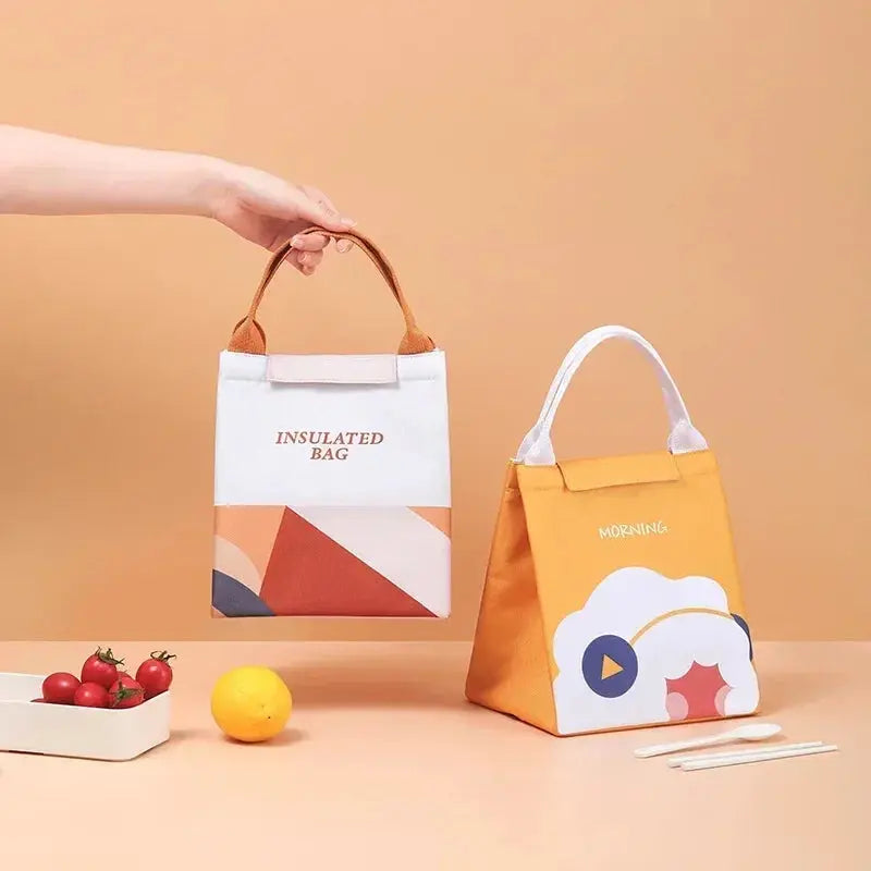 New Insulated Lunch Box Thermal Bag Large Capacity Food Zipper Storage Bags Container for Women Cooler Travel Picnic Handbags Ultimate Bag Store