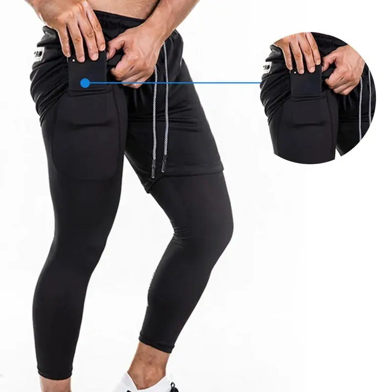 New Summer Men 2 in 1 Joggers Pants Vivareflex Online