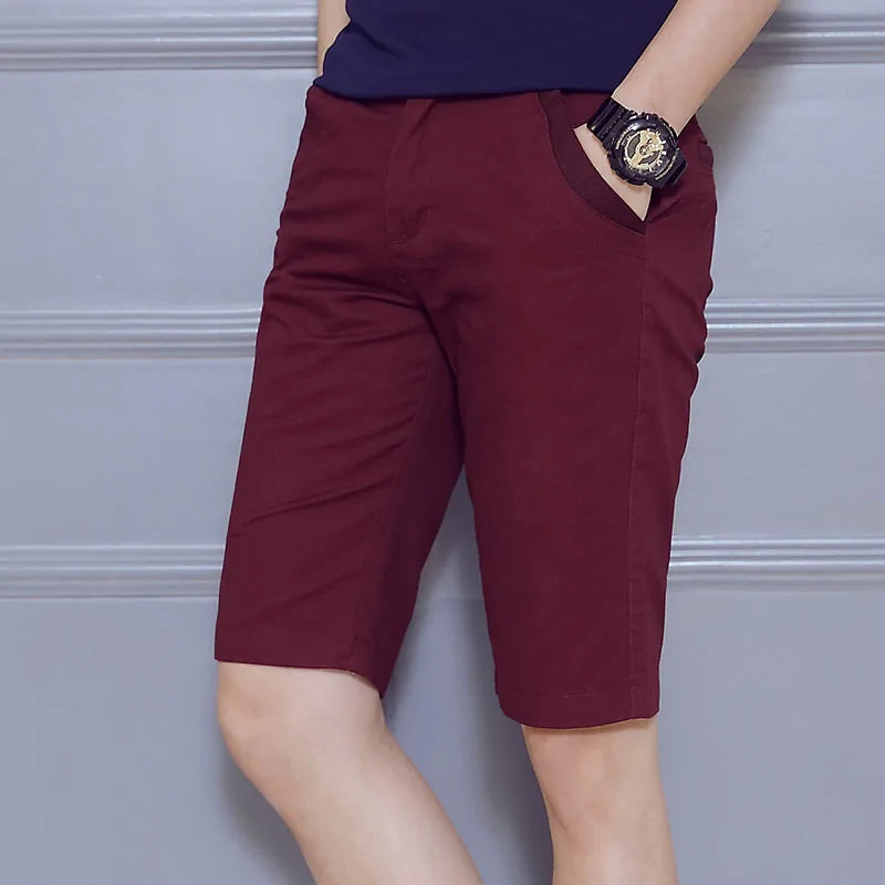 Slim Fit Cotton Shorts for Men Vivareflex Online