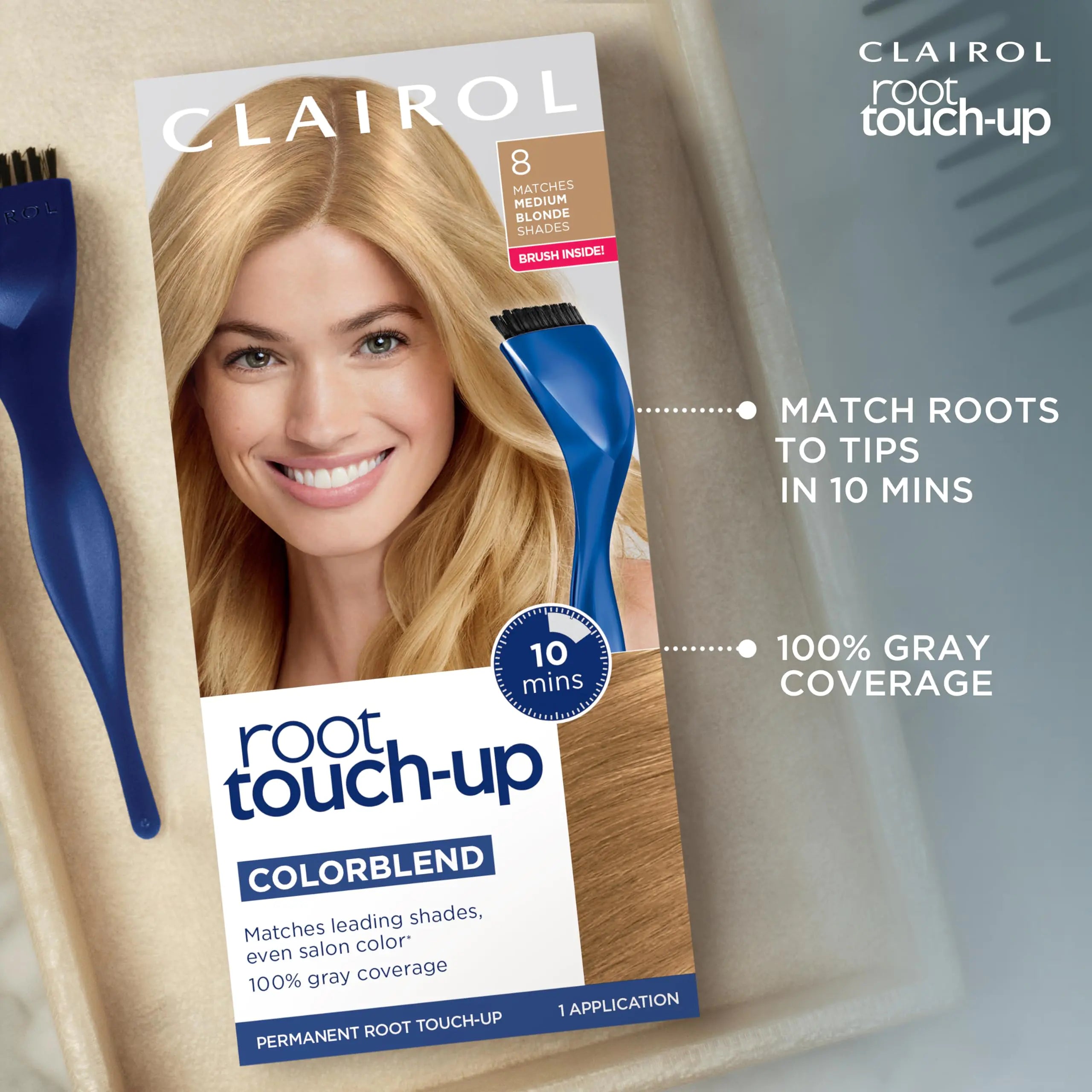 Clairol Root Touch-Up by Nice'n Easy Permanent Hair Dye, 5 Medium Brown Hair Color, (Pack of 1)