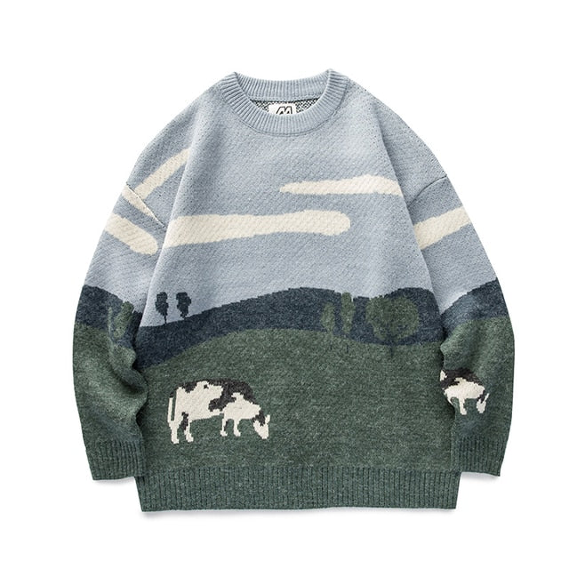 Harajuku Chill Men's Winter Pullovers Vivareflex Online