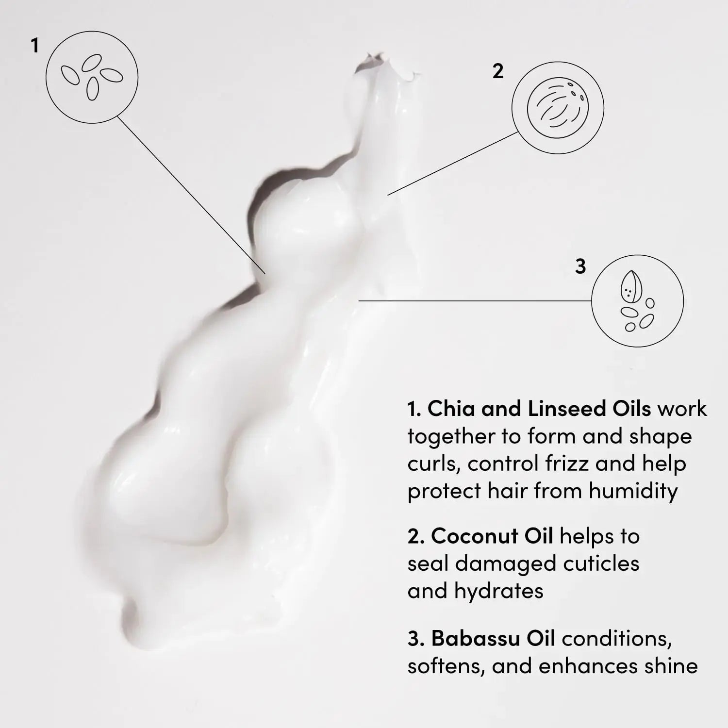 OUAI Curl Cream - Hydrated & Defined Curls with Babassu & Coconut Oil - Vivareflex Online