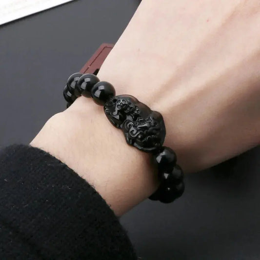 Obsidian Bracelet Power of Natural Healing_Vivareflex_Online