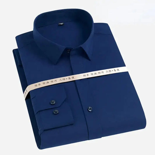 Oil Stain Proof Waterproof Hydrophobic Men Short Sleeve Business White Shirt Vivareflex Online