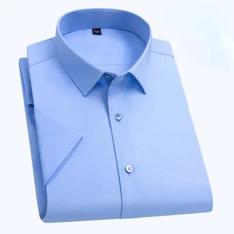 Oil Stain Proof Waterproof Hydrophobic Men Short Sleeve Business White Shirt Vivareflex Online