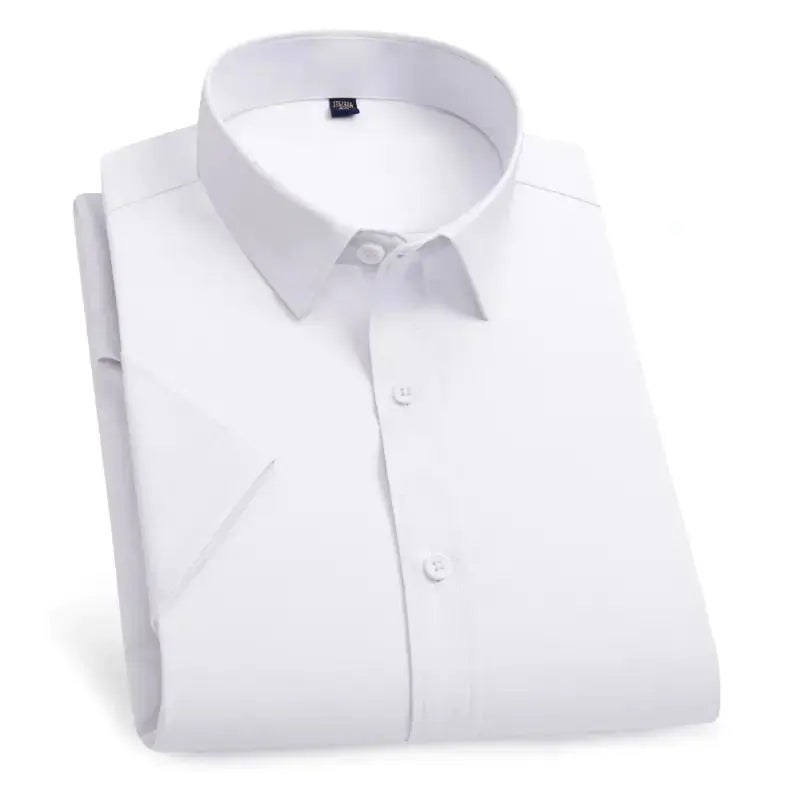 Oil Stain Proof Waterproof Hydrophobic Men Short Sleeve Business White Shirt Vivareflex Online
