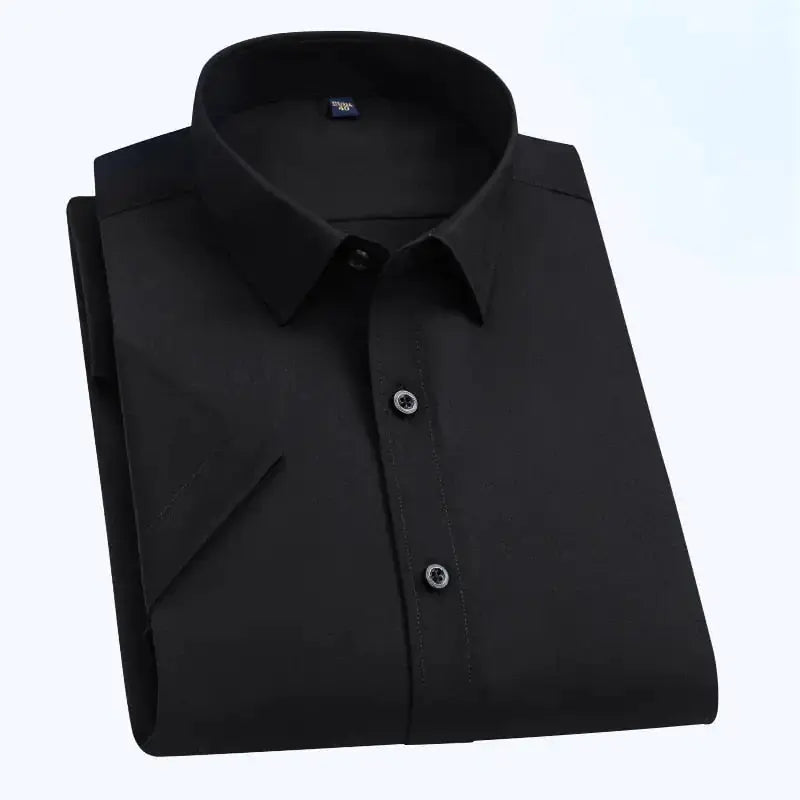 Oil Stain Proof Waterproof Hydrophobic Men Short Sleeve Business White Shirt Vivareflex Online