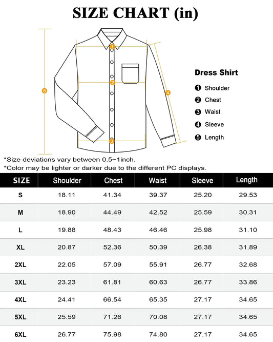 Oxford Dress Shirts for Men Long Sleeve Casual Button Down Shirts Oxford Shirts for Men Dress Shirts with Pocket X-Large Purple - Vivareflex Online