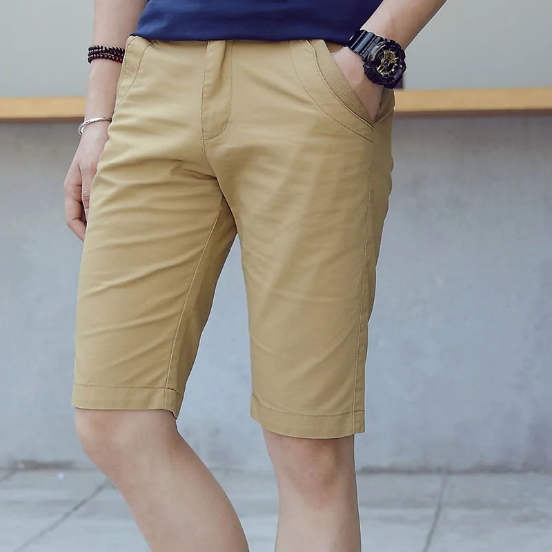 Slim Fit Cotton Shorts for Men Vivareflex Online