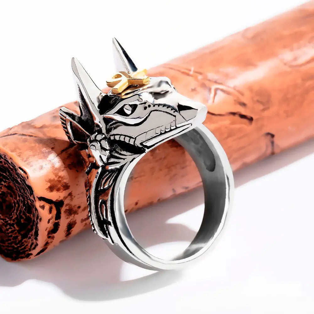 Anubis Wolf Handsome Ring For Men Vivareflex Online