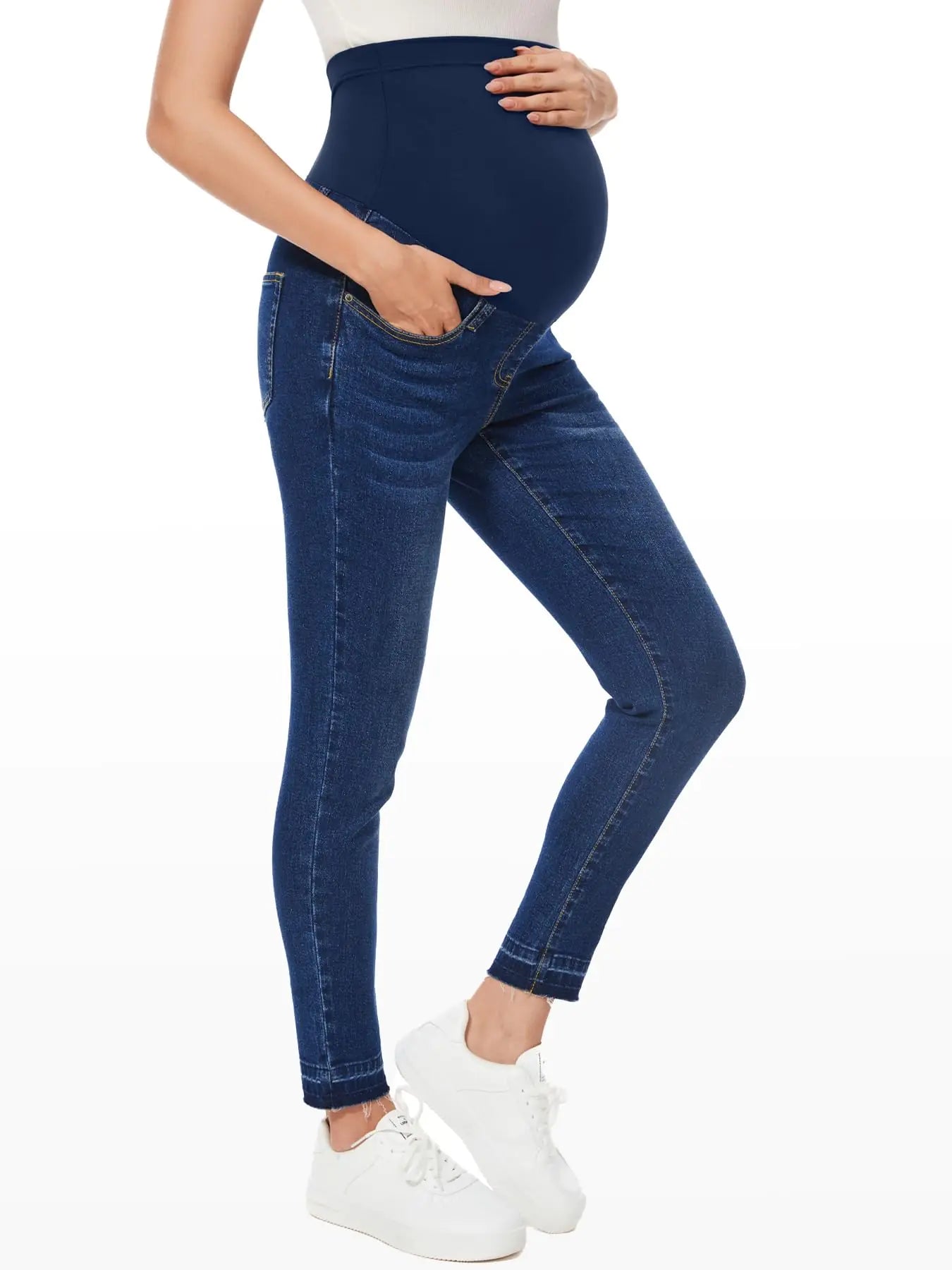 PACBREEZE Women Maternity Jeans Over Belly_Vivareflex_Online