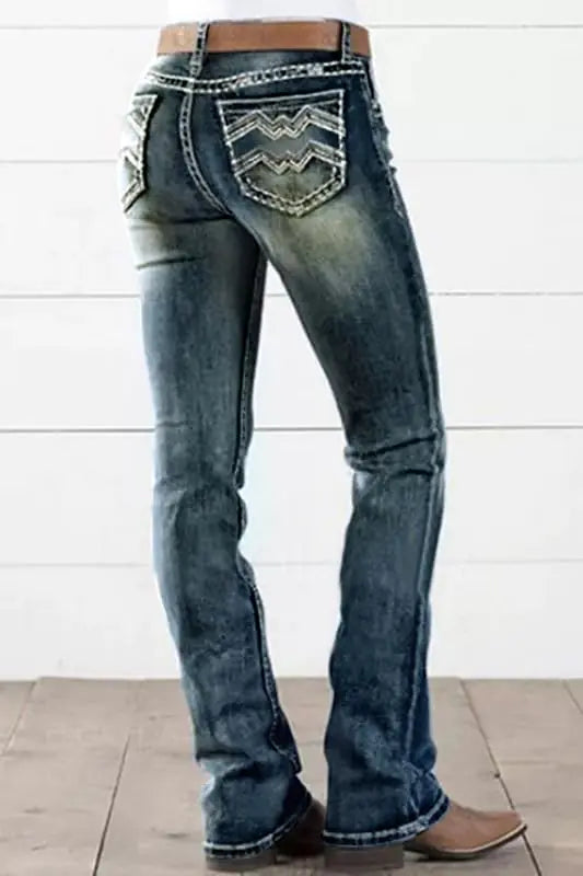 PEIHOT 90s Mid Rise Bootcut Women Jeans_Vivareflex_Online