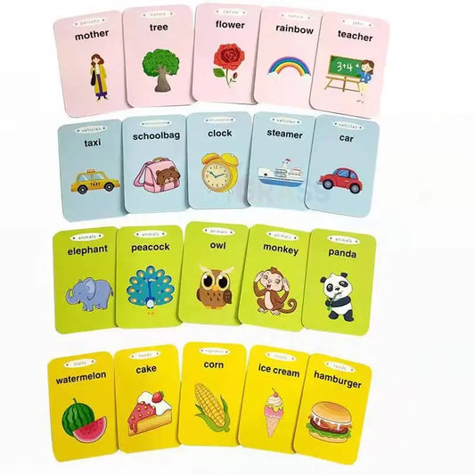 Tarjetas didácticas parlantes para el aprendizaje educativo