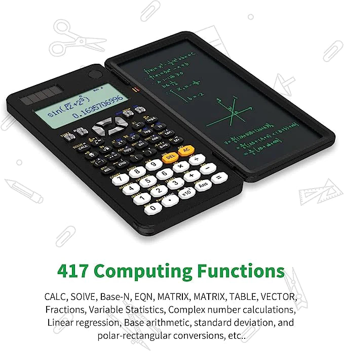 Calculator with Notepad | Scientific - Vivareflex Online