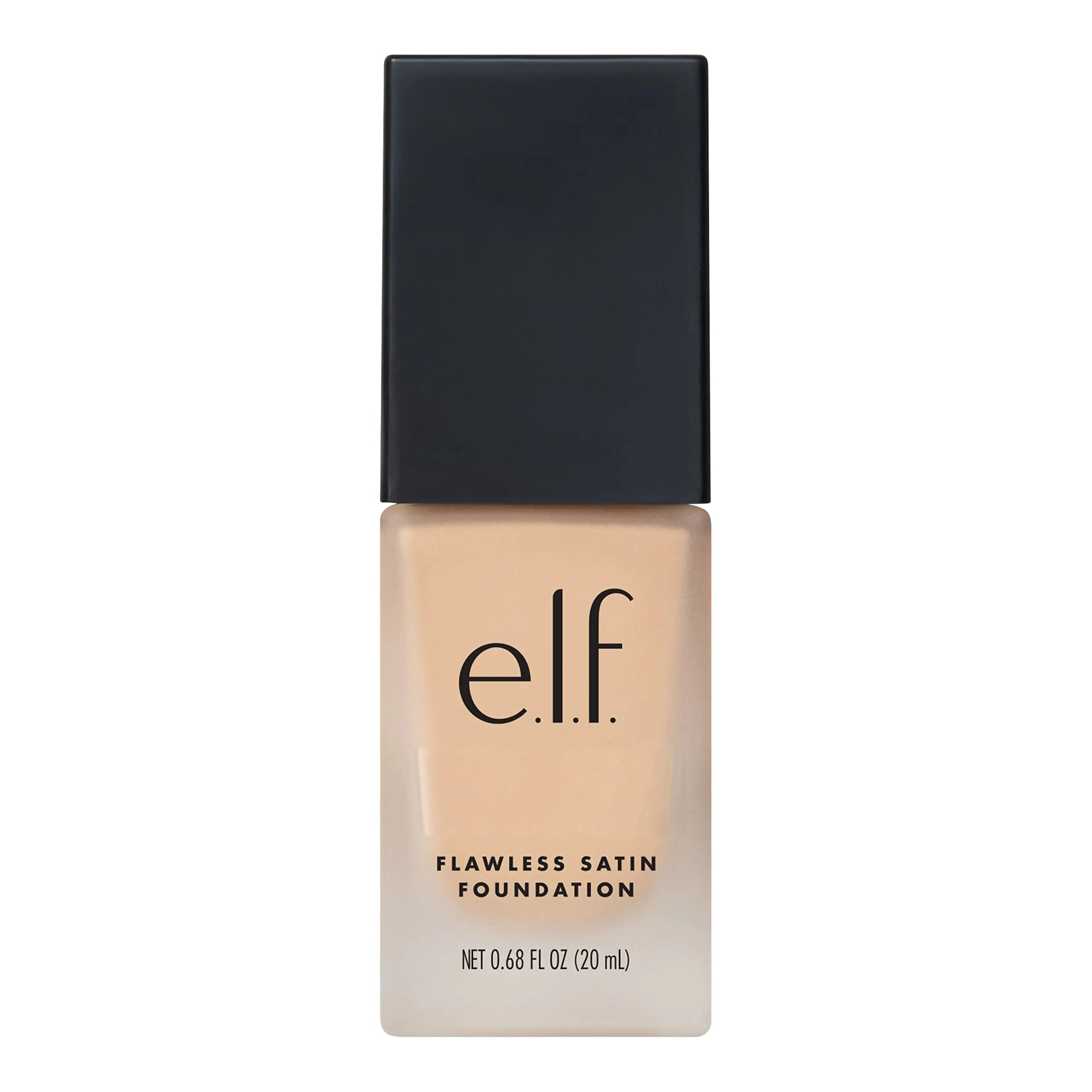 Fond de teint Flawless Finish elf, couvrance légère et moyenne, fini semi-mat, ivoire clair, 20 ml (0,68 fl oz) 20 ml (paquet de 1)