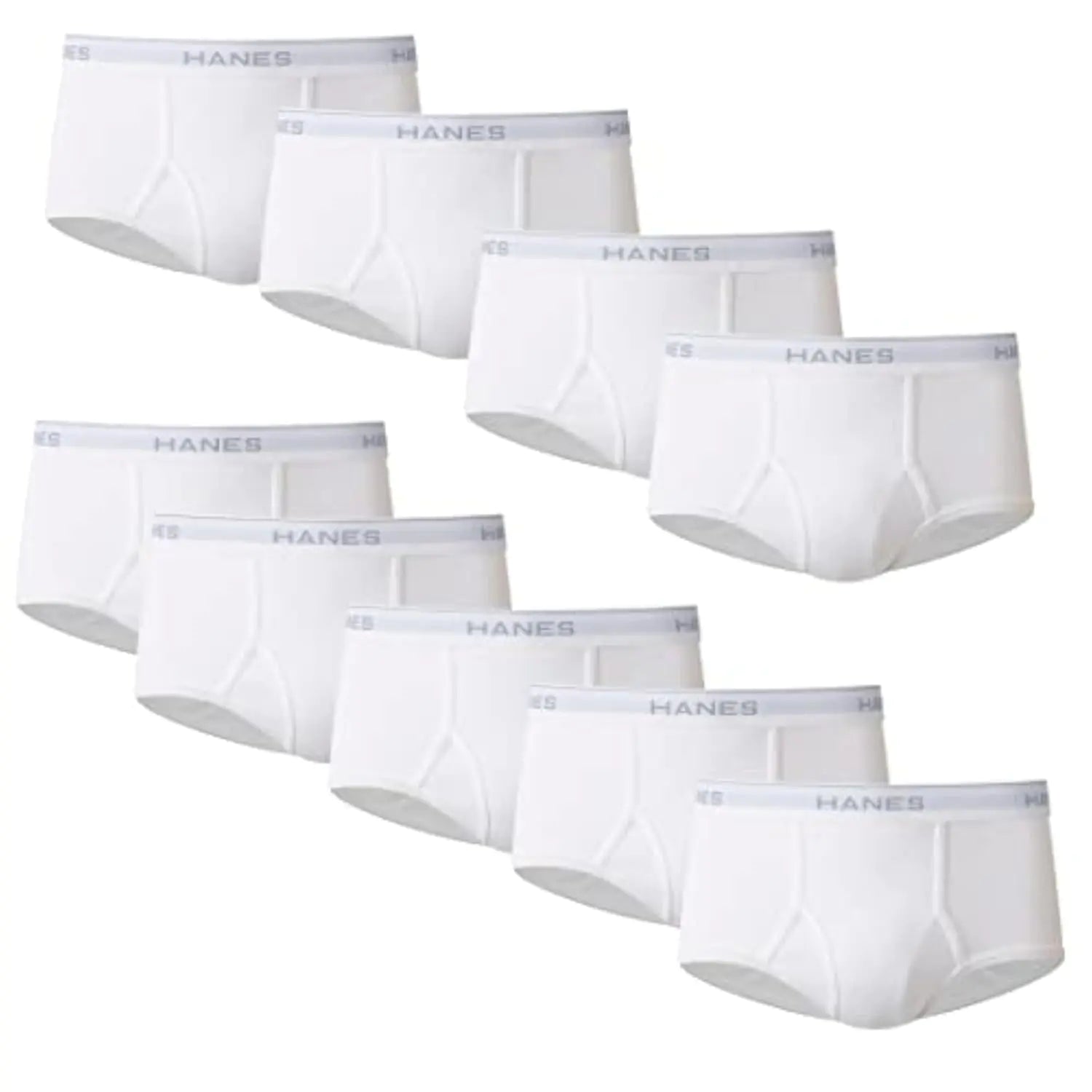 Slips en coton absorbant l'humidité pour hommes Hanes, disponibles en blanc et en noir, lots multiples disponibles, taille XX-Large, blanc - lot de 7