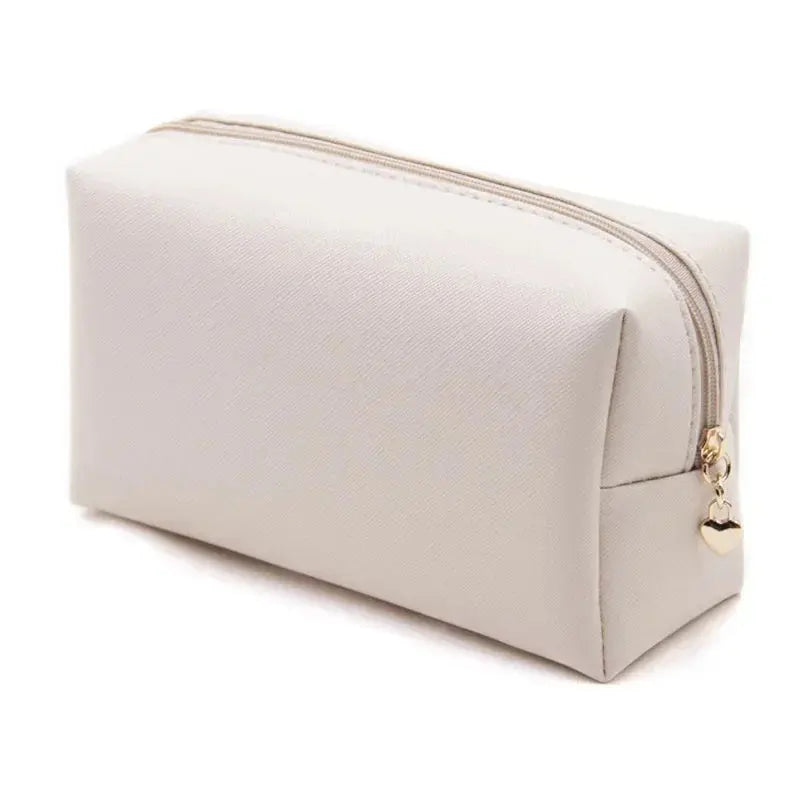 PU Leather Travel Cosmetic Bag Makeup Bag Make Up Pouch Travel Wash Toiletry Organizer Purse Storage Handbag for Women Girls Ultimate Bag Store