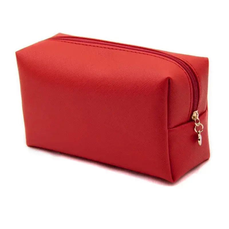 PU Leather Travel Cosmetic Bag Makeup Bag Make Up Pouch Travel Wash Toiletry Organizer Purse Storage Handbag for Women Girls Ultimate Bag Store