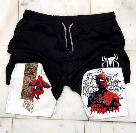 Marvel Spider-Man Venom Gym Shorts Men Fitness Vivareflex Online