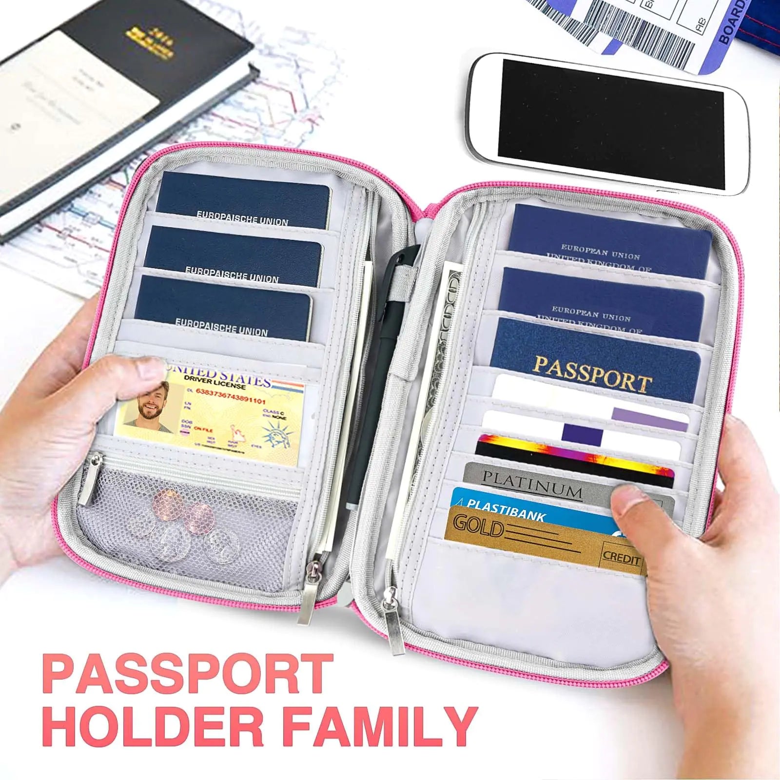 Passport Holder Family, Women Rfid_Vivareflex Online