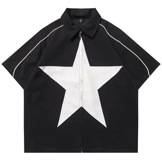 Patchwork Jacket Men Oversized Harajuku Vivareflex Online