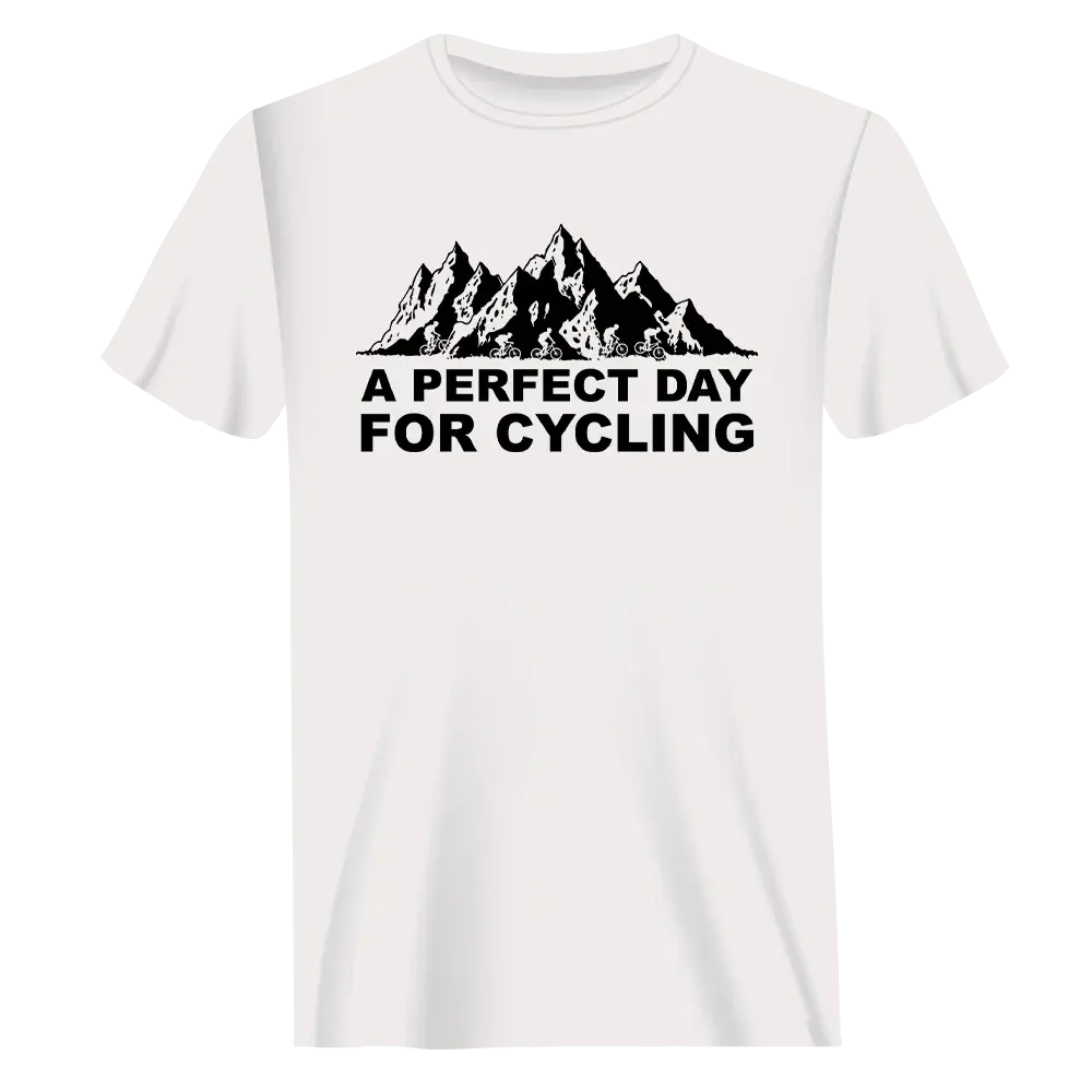 Perfect Day For Cycling T-Shirt for Men Vivareflex Online