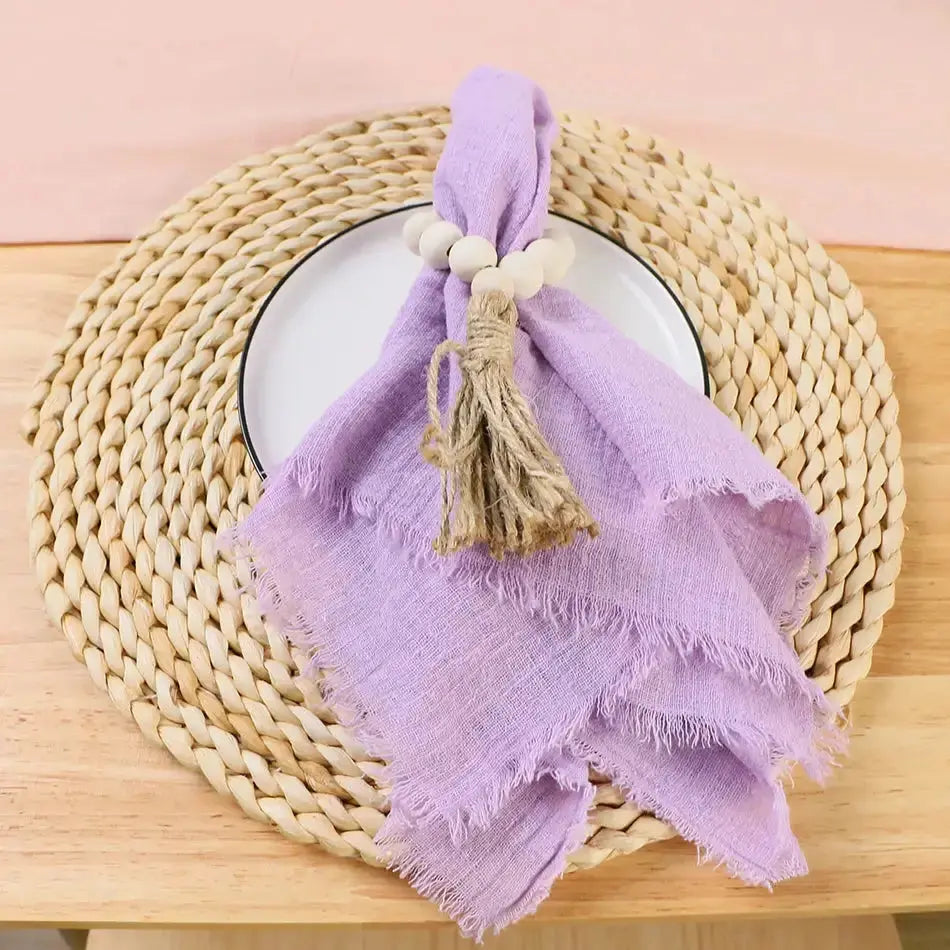 Pink Gauze Cotton Napkin - Vivareflex Online