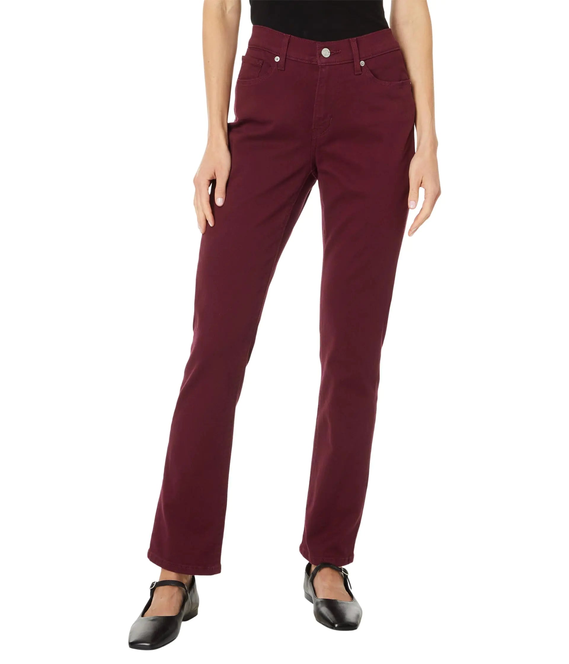 Levi's Women's Classic Straight Jeans (Also Available in Plus) Standard 6 Plus (New) Windsor Wine