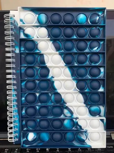 Pop Its Push Bubble Fidget Toys Pencil Case and Notebook Set - Vivareflex Online