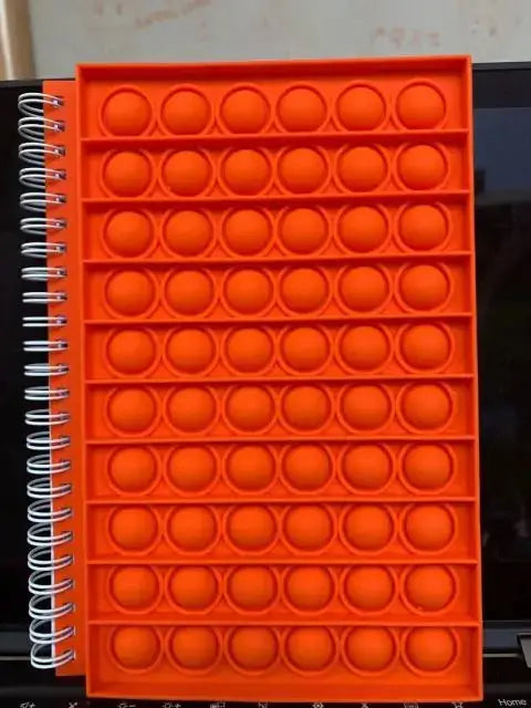 Pop Its Push Bubble Fidget Toys Pencil Case and Notebook Set - Vivareflex Online