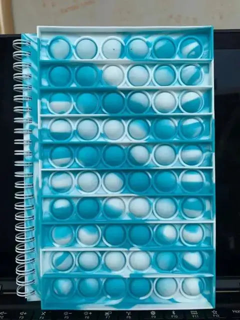 Pop Its Push Bubble Fidget Toys Pencil Case and Notebook Set - Vivareflex Online