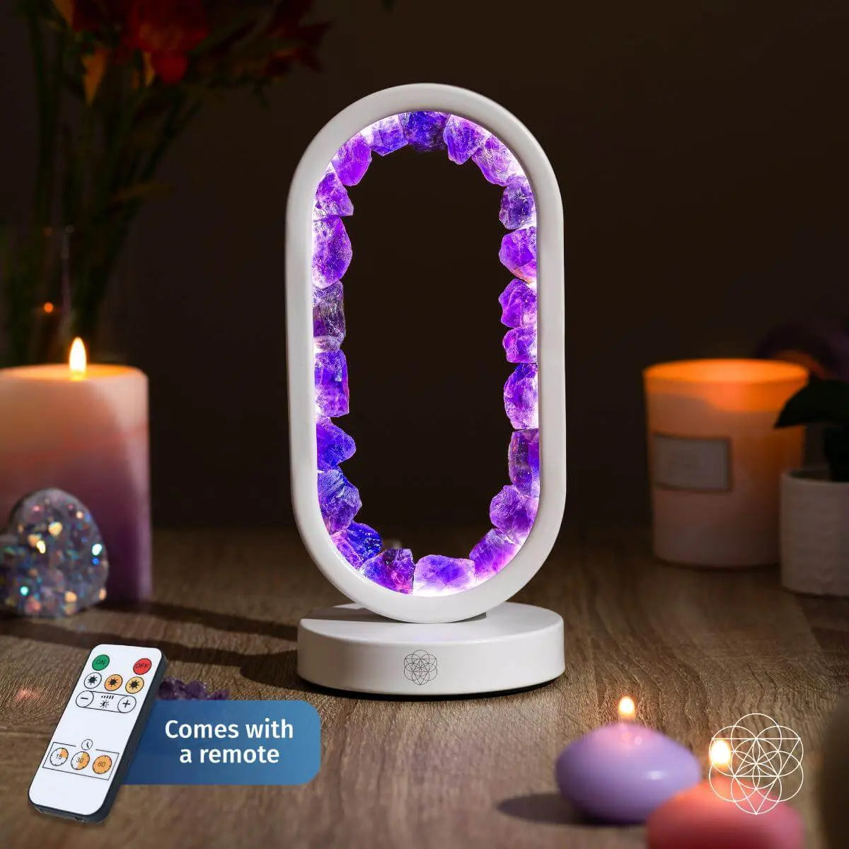 Portal to Peace - Amethyst Lamp of Stress Relief Conscious Items