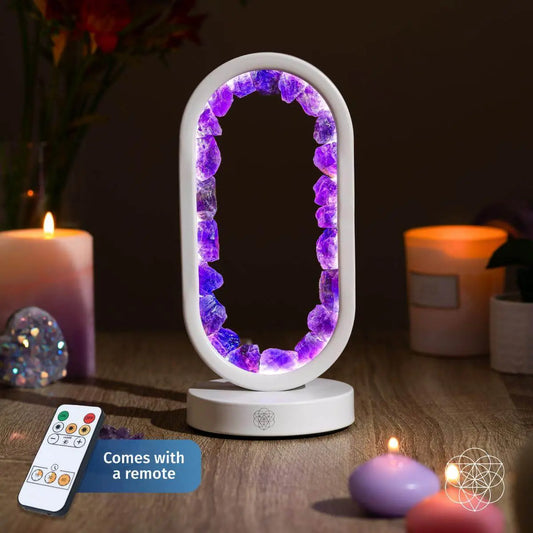 Portal to Peace - Amethyst Lamp of Stress Relief Conscious Items