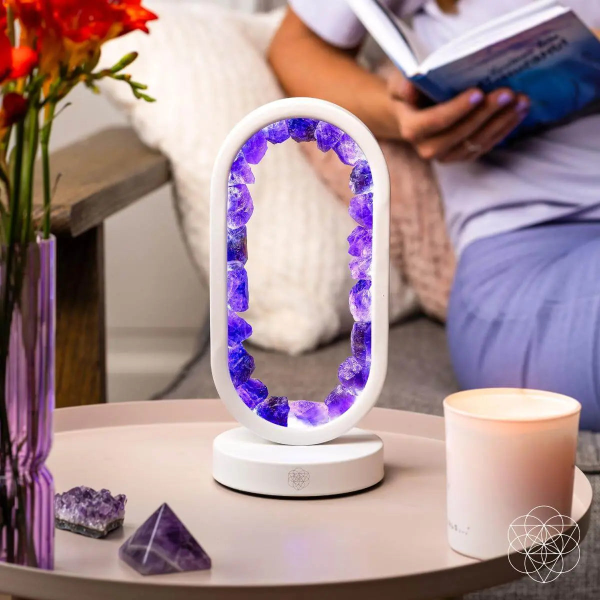 Portal to Peace - Amethyst Lamp of Stress Relief Conscious Items