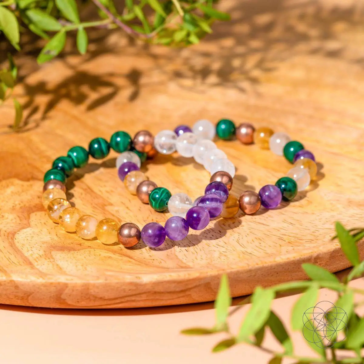 Powerhouse of Wealth Manifestation - Crystal Quartet Bracelet Set Conscious Items
