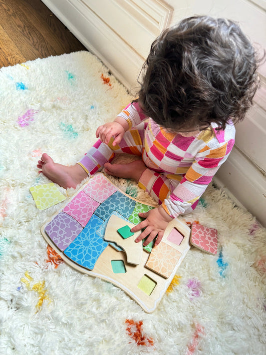 Prayer Rug SPATIAL REASONING Puzzle Lala + Mo