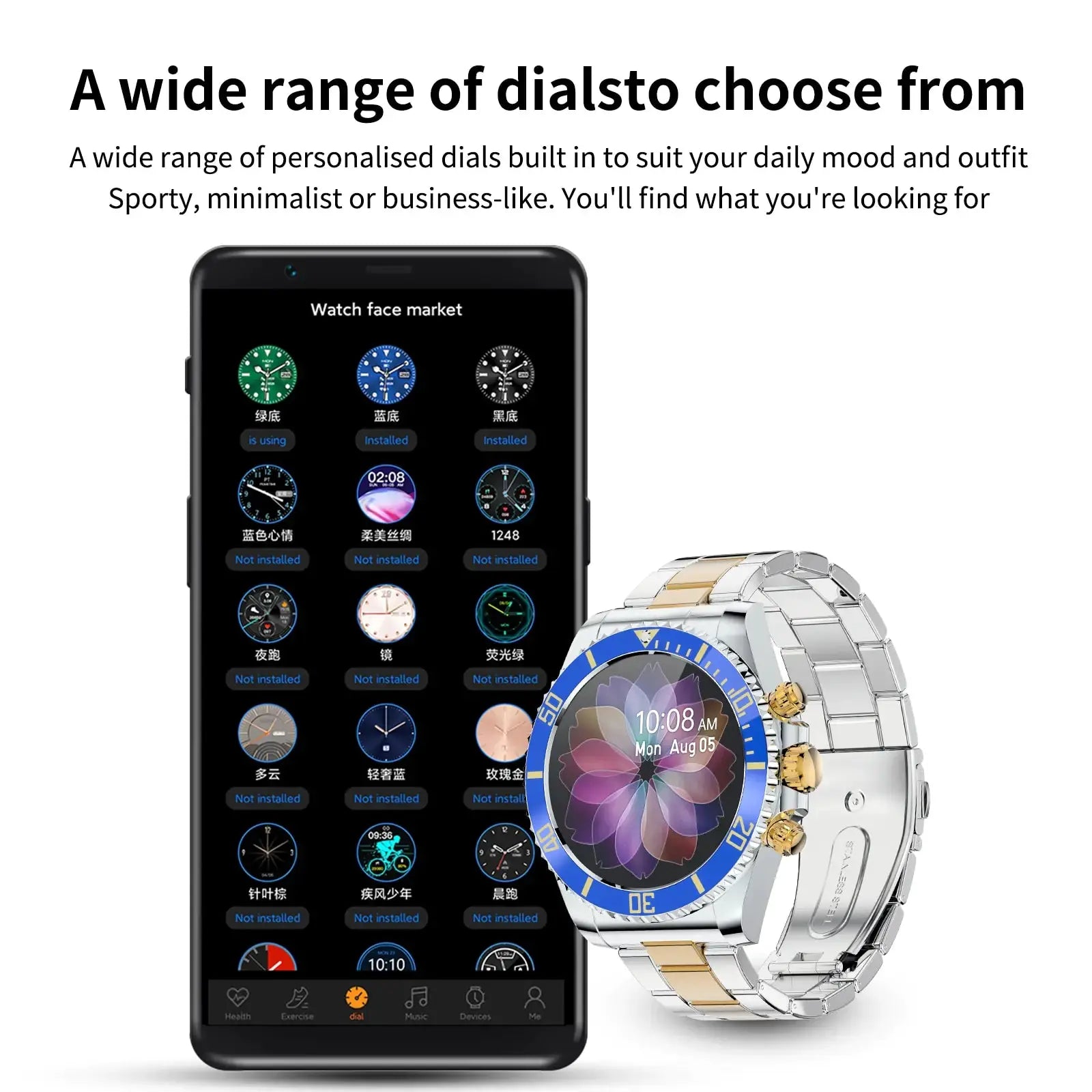 Elite Gent Smartwatch Vivareflex Online