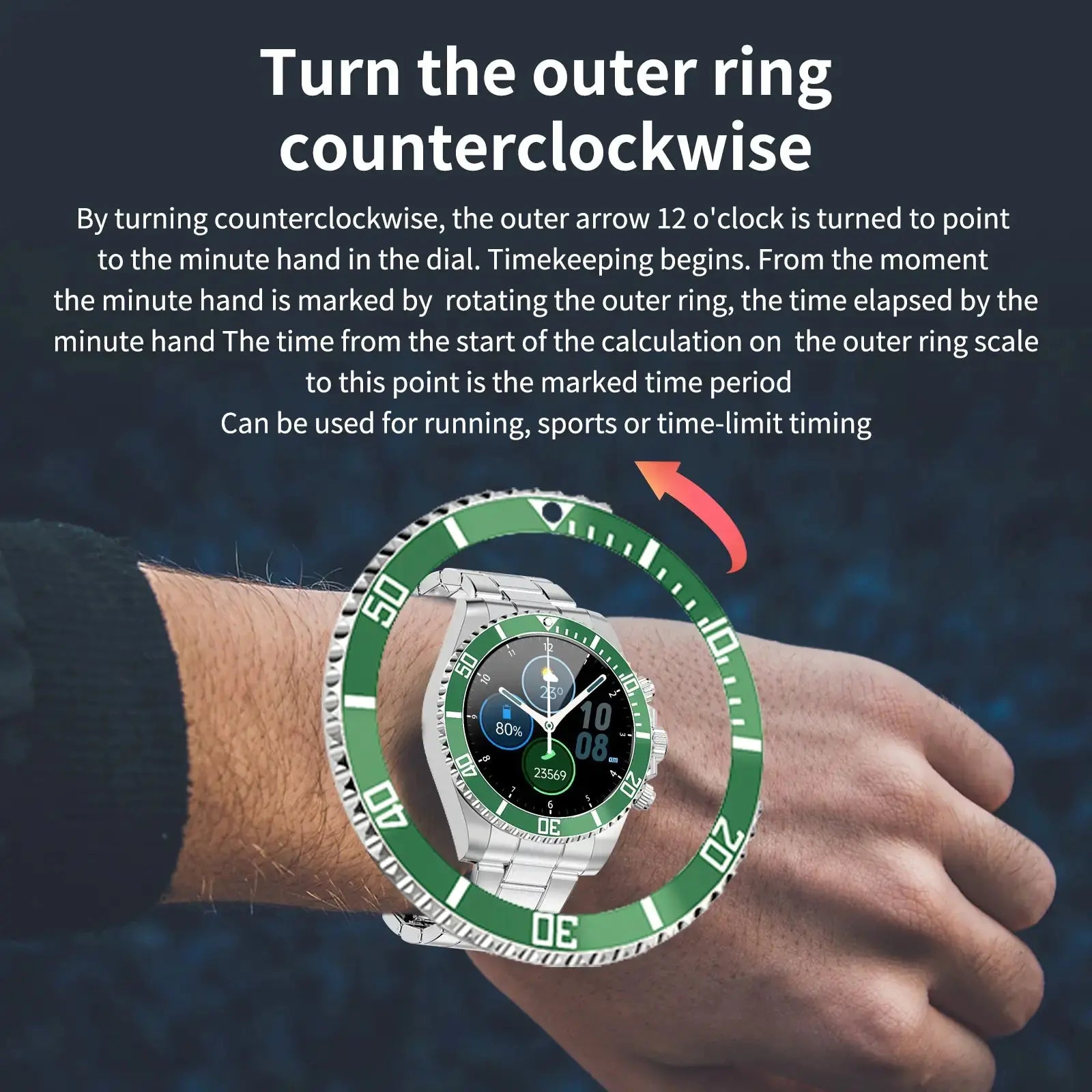 Elite Gent Smartwatch Vivareflex Online