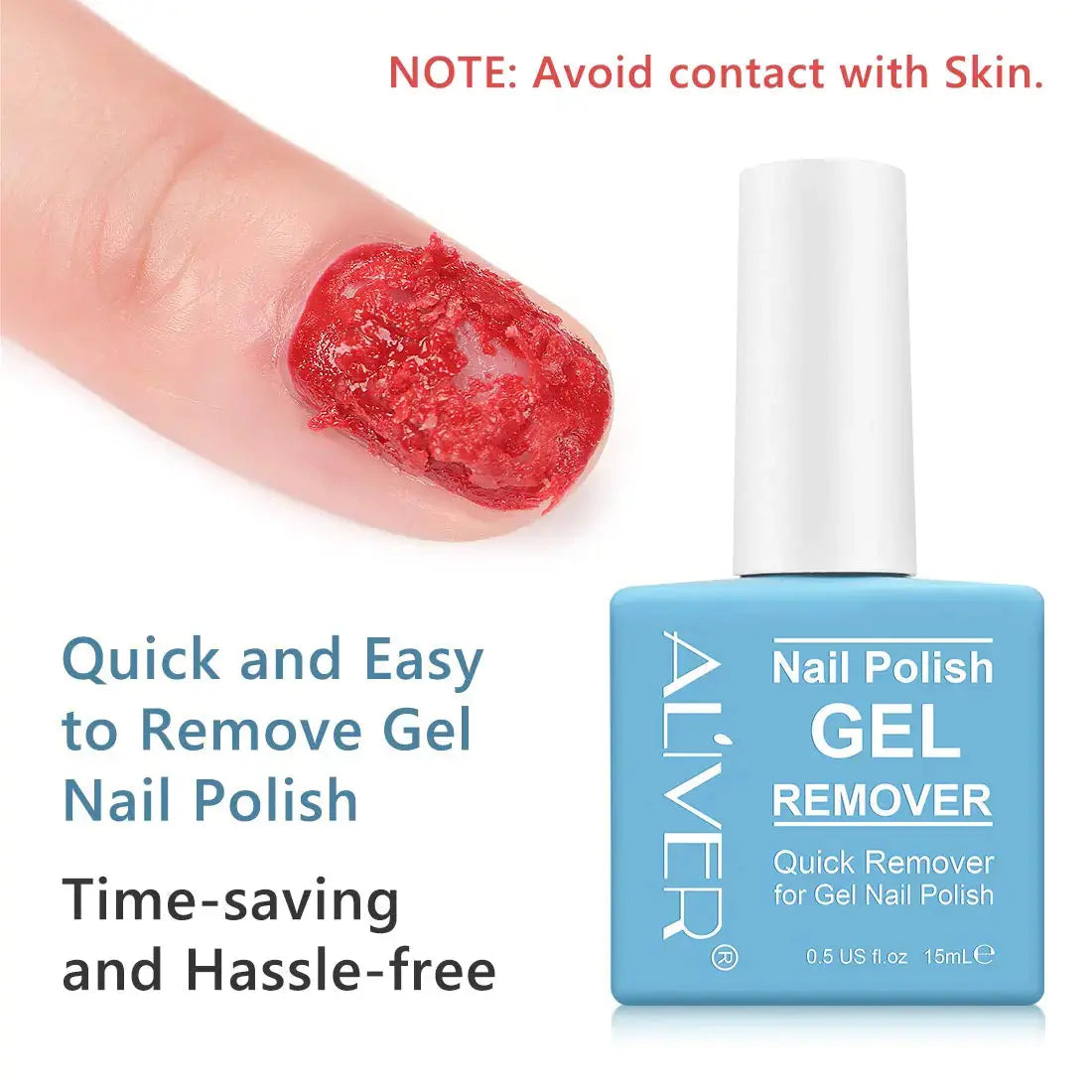 Professional Gel Nail Polish Remover – Quick & Easy, No Foil Needed - Vivareflex Online