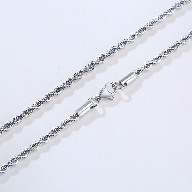 Professional Stainless Rope Necklace_Vivareflex_Online