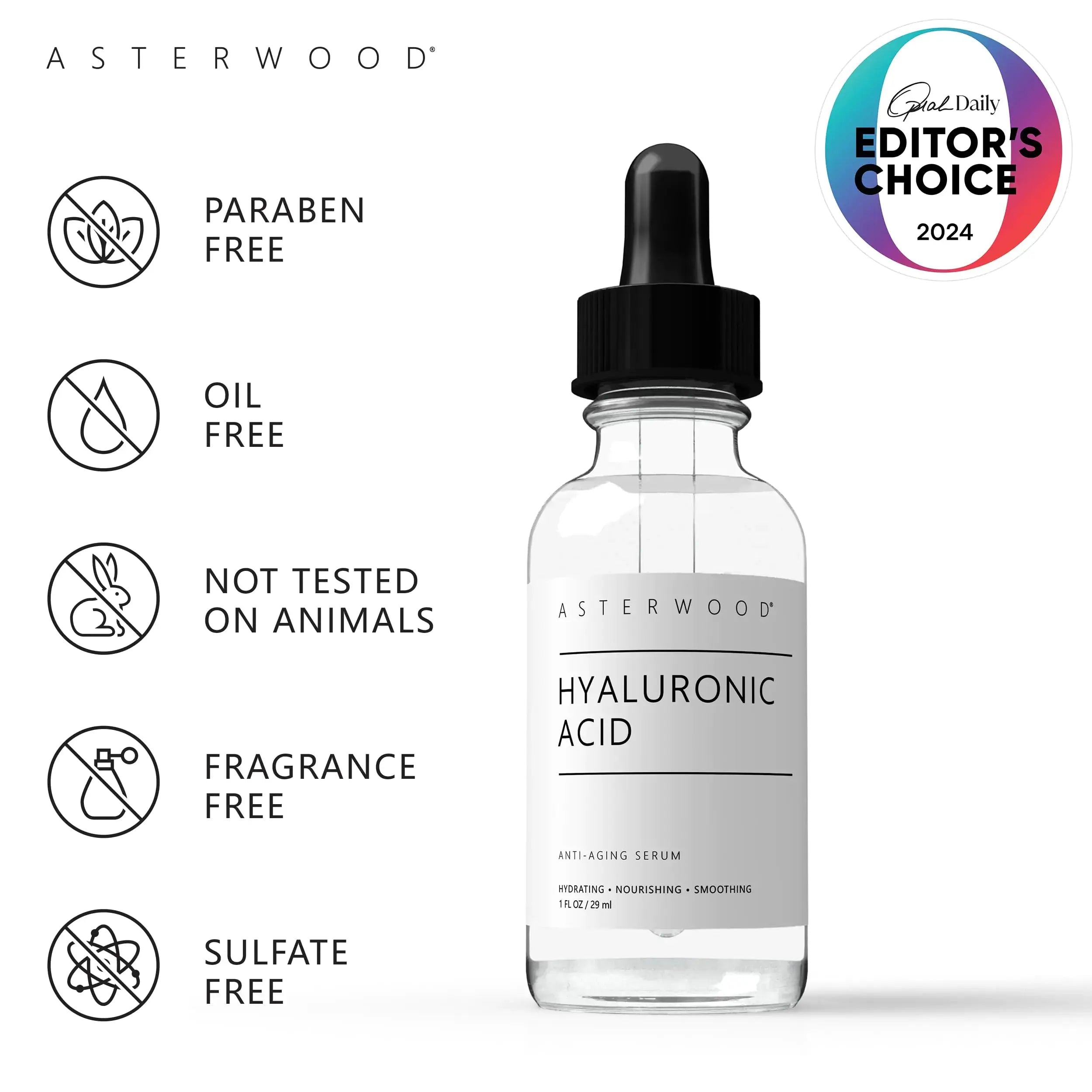 Pure Hyaluronic Acid Face Serum – Hydrating, Anti-Aging, Fragrance-Free (29ml/1oz) - Vivareflex Online