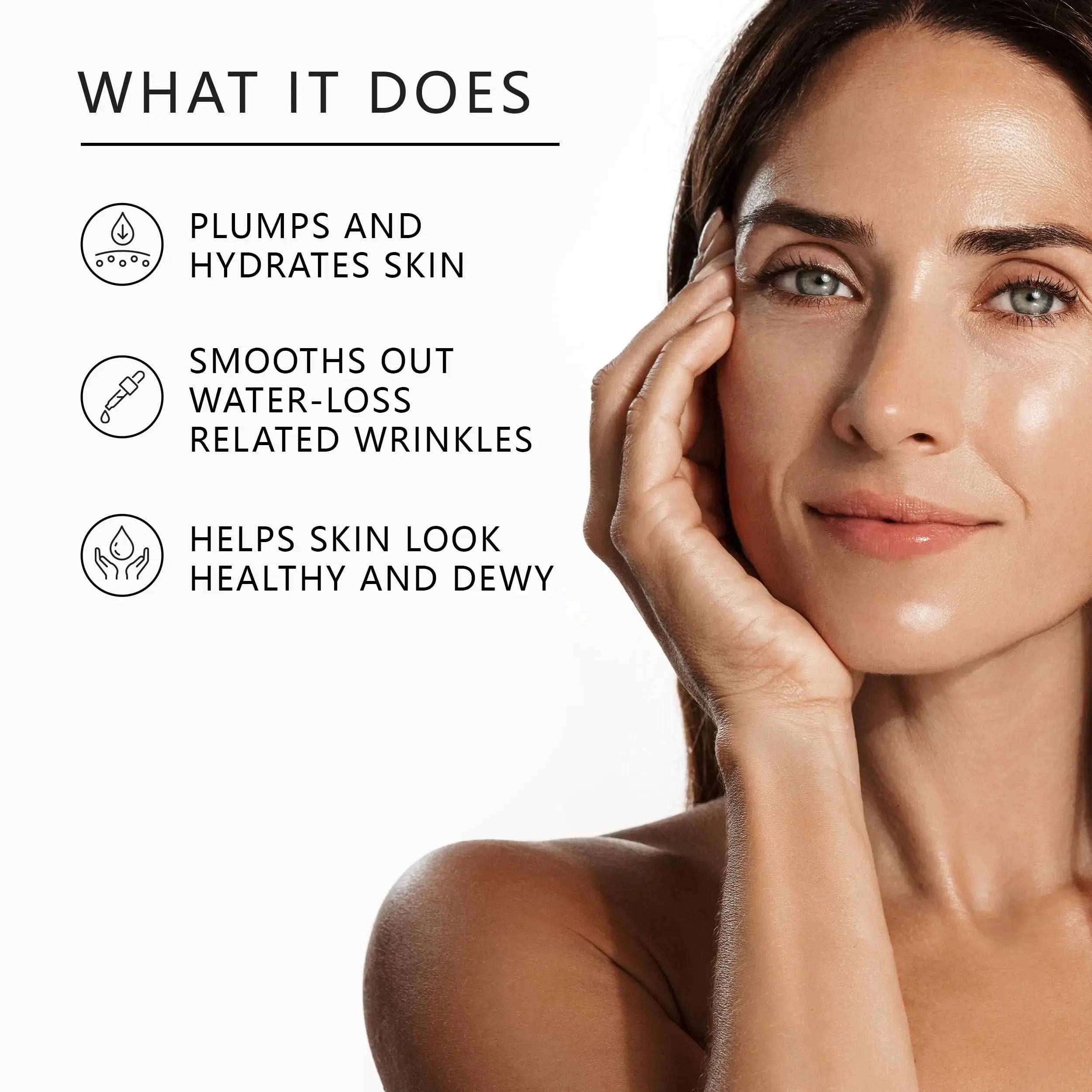 Pure Hyaluronic Acid Face Serum – Hydrating, Anti-Aging, Fragrance-Free (29ml/1oz) - Vivareflex Online