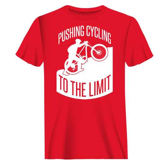 Pushing Cycling To The Limit T-Shirt for Men Vivareflex Online