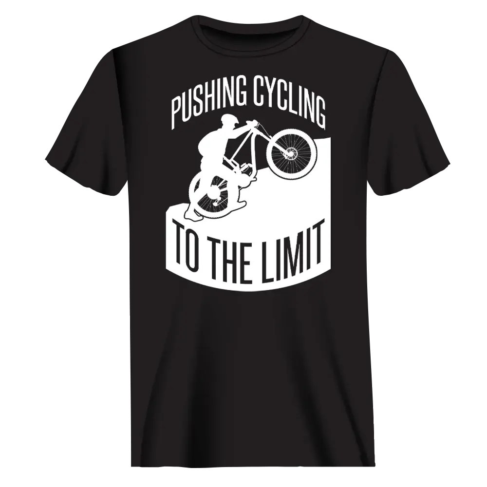 Pushing Cycling To The Limit T-Shirt for Men Vivareflex Online